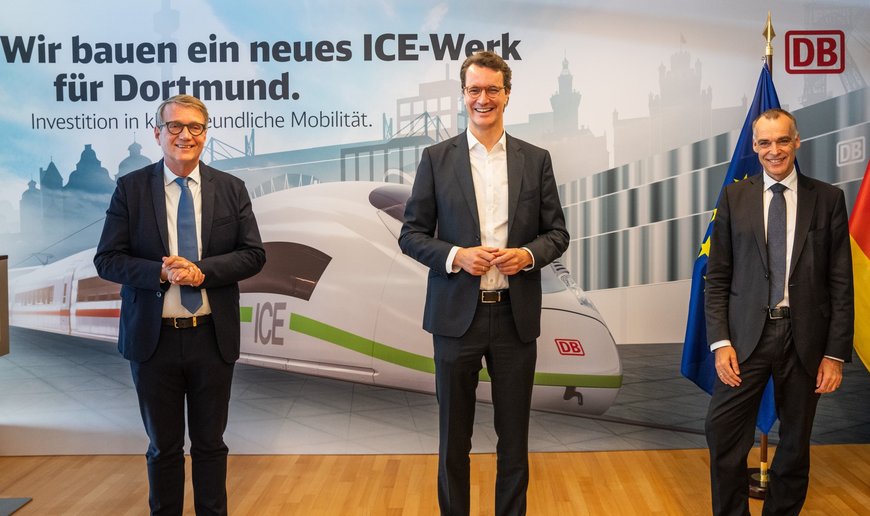 NEUES ICE-WERK IN DORTMUND: DEUTSCHE BAHN INVESTIERT ÜBER 400 MILLIONEN EURO